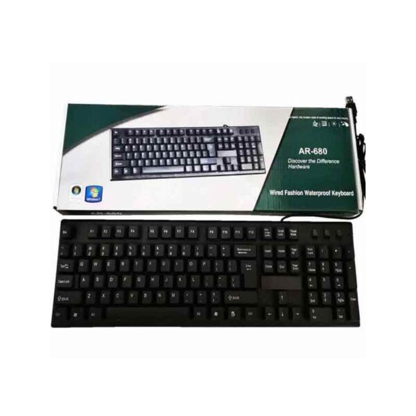 AR-680 English Wired Keyboard
